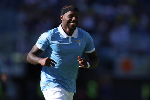SOCCER - Serie A - SS Lazio vs. AC Monza Photo by IPA ABACAPRESS.COM89549559 - Rome, Italy - October 11, 2026: Nuno Albertino Varela Tavares (Defender) of Lazio scores a goal and celebrates with his teammates during the 2026-2027 Italian Serie A - Enilive Championship soccer match between SS Lazio and AC Monza at the Olympic Stadium in Rome. Rome Italy Copyright: xIPAxSport ABACAx