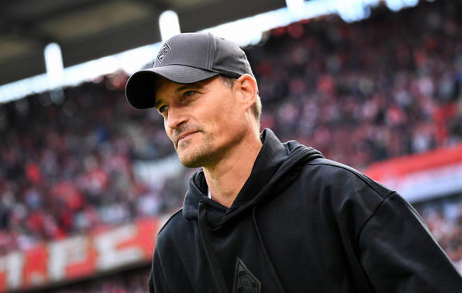 Cologne, Germany, Bundesliga 1, Matchday 5, Rhein Energie Stadium Cologne, 1. FC Köln vs. Borussia Mönchengladbach; Head Coach Alexander Blessin (BMG)