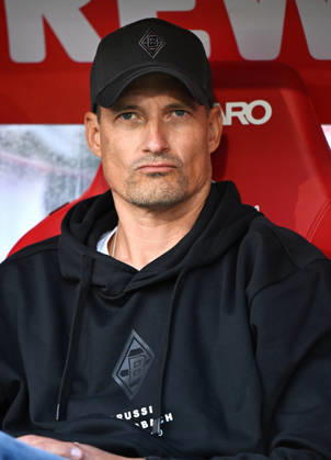 Cologne, Germany, Bundesliga 1, Matchday 5, Rhein Energie Stadium Cologne, 1. FC Köln vs. Borussia Mönchengladbach; Head Coach Alexander Blessin (BMG)