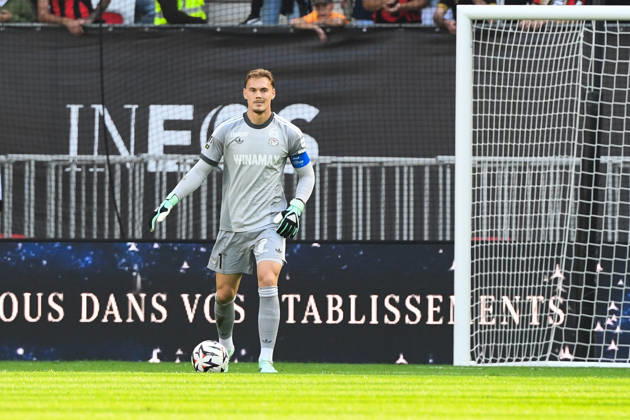 OGC Nice v RC Strasbourg Alsace - Ligue 1 McDonald s 2026 2027 Filip JORGENSEN of Strasbourg during Ligue 1 McDonald s match between Nice and Strasbourg at Allianz Riviera Stadium on October 11, 2026 in Nice, France. Nice France  Copyright: xIconxSportx 776573383