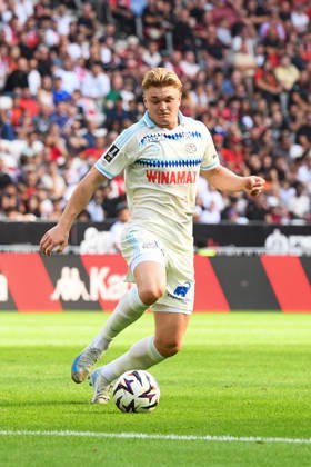 OGC Nice v RC Strasbourg Alsace - Ligue 1 McDonald s 2026 2027 Conrad HARDER of Strasbourg during Ligue 1 McDonald s match between Nice and Strasbourg at Allianz Riviera Stadium on October 11, 2026 in Nice, France. Nice France  Copyright: xIconxSportx 776573383