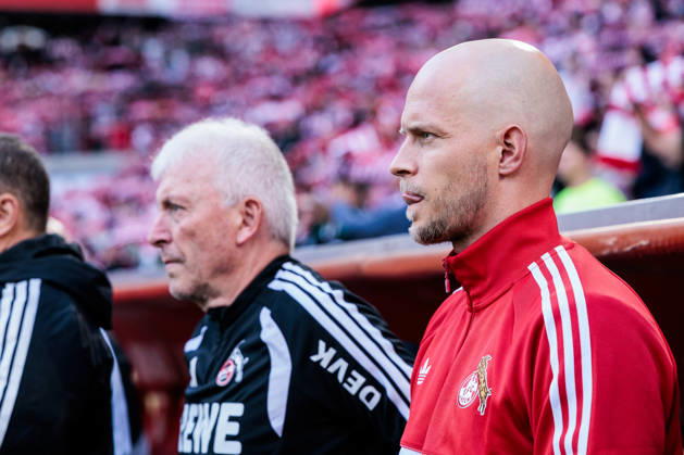 KOELN, GERMANY - OCTOBER 11: Rene Wagner (Head Coach 1. FC Koeln) during the Bundesliga match between 1. FC Koeln vs. Borussia Moenchengladbach at Rheinenergie-Stadion on matchday 5 of the 1. Bundesliga on October 11, 2026 in Koeln, Germany. DFL REGULATIONS PROHIBIT ANY USE OF PHOTOGRAPHS AS IMAGE SEQUENCES AND OR QUASI-VIDEO. North Rhine Westphalia Germany Copyright: xSteffiexWunderlx
