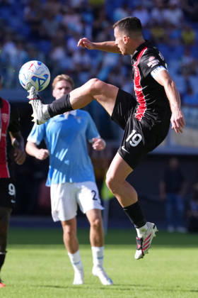 Monza™s Samuele Birindelli during the Serie A EniLive soccer match between Lazio and Monza at the Rome s Olympic stadium, Italy - Sunday October 11, 2026 - Soccer ( Photo by Alfredo Falcone LaPresse ) Copyright: xAlfredoxFalcone LaPressex