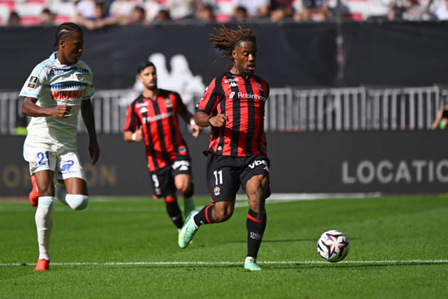 FOOTBALL : OGC Nice VS RC Strasbourg Alsace - Ligue 1 McDonald s - 11 10 2026 Elye Wahi (OGCN) - Ligue 1 McDonald™s match between OGC Nice and Racing Club de Strasbourg Alsace on October 11, 2026 at the Allianz Riviera Stadium in Nice. NiceFrance  Copyright: xWilliamxCannarellax