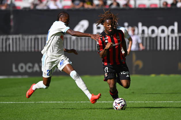 FOOTBALL : OGC Nice VS RC Strasbourg Alsace - Ligue 1 McDonald s - 11 10 2026 Elye Wahi (OGCN) - Ligue 1 McDonald™s match between OGC Nice and Racing Club de Strasbourg Alsace on October 11, 2026 at the Allianz Riviera Stadium in Nice. NiceFrance  Copyright: xWilliamxCannarellax