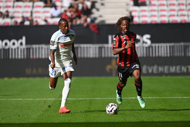 FOOTBALL : OGC Nice VS RC Strasbourg Alsace - Ligue 1 McDonald s - 11 10 2026 Elye Wahi (OGCN) - Ligue 1 McDonald™s match between OGC Nice and Racing Club de Strasbourg Alsace on October 11, 2026 at the Allianz Riviera Stadium in Nice. NiceFrance  Copyright: xWilliamxCannarellax