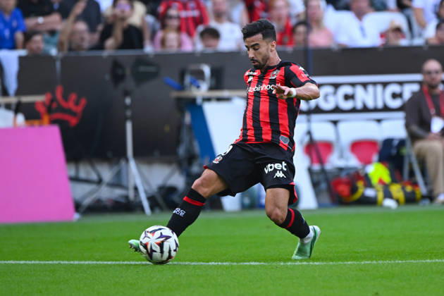 FOOTBALL : OGC Nice VS RC Strasbourg Alsace - Ligue 1 McDonald s - 11 10 2026 Mohamed Amoura (OGCN) - Ligue 1 McDonald™s match between OGC Nice and Racing Club de Strasbourg Alsace on October 11, 2026 at the Allianz Riviera Stadium in Nice. NiceFrance  Copyright: xWilliamxCannarellax