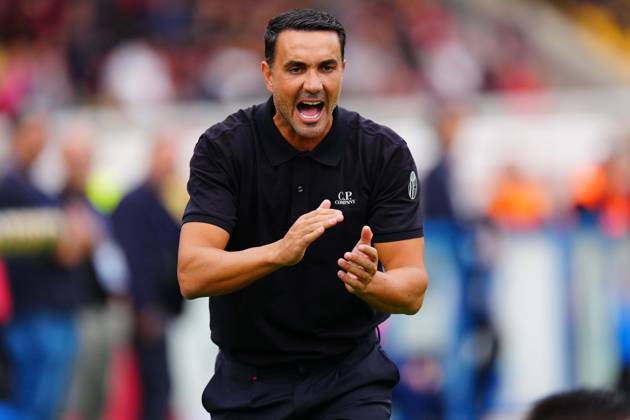 Raffaele Palladino reacts during the Serie A Enilive matchday 6 match between US Lecce and Bologna FC 1909 at the Via del Mare Stadium in Lecce, Italy, Sunday, October 11, 2026. (Credit Image: Giovanni Evangelista LaPresse) Copyright: xGiovannixEvangelista LaPressex