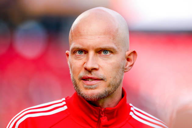 October 11, 2026, xkwix, Soccer, Bundesliga, 1. FC Köln vs. Borussia Mönchengladbach, RheinEnergieSTADION, Matchday 5, 2026–2027 season, Rene Wagner, 1. FC Köln coach, being interviewed. DFB regulations prohibit any use of photographs as image sequences and or quasi-video. Photo: xKamilxWilkowskixPressefotoKochx, North Rhine-Westphalia, Germany