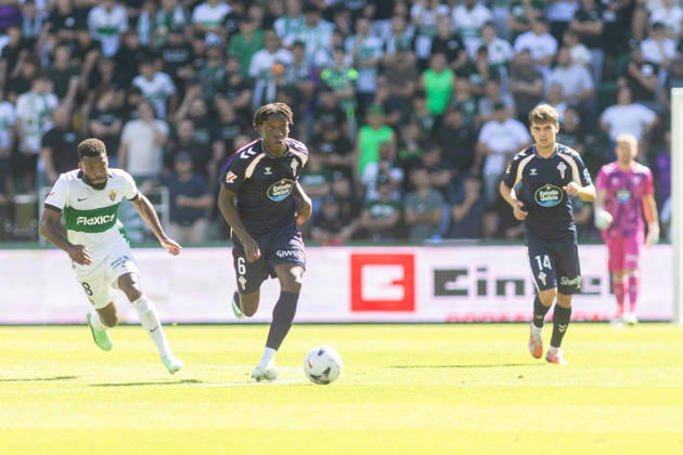 ESP LaLiga EA Sports Elche CF vs. Celta Vigo: Ilaix Moriba of Celta during the LaLiga EA Sports match between Elche CF and Celta Vigo played at Martinez Valero Stadium in Elche on October 11, 2026, in Spain. Spanish Soccer Copyright: xAgenciaxLOFx