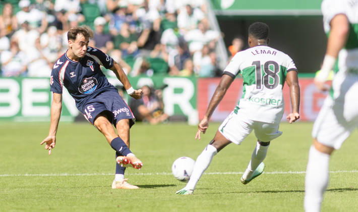 ESP LaLiga EA Sports Elche CF vs. Celta Vigo: Álvaro Núnez of Celta during the LaLiga EA Sports match between Elche CF and Celta Vigo, played at Martínez Valero Stadium in Elche on October 11, 2026, in Spain. Spanish Soccer Copyright: xAgenciaxLOFx