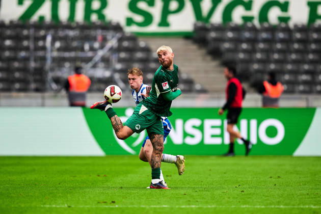 Ole Pohlmann Greuther Fürth, 10, GER, Hertha BSC vs. SPVGG Greuther Fürth, 2. Bundesliga, 2026–27 season, Matchday 7, October 11, 2026 DFL regulations prohibit any use of photographs as image sequences and or quasi-video GER, Hertha BSC vs. SPVGG Greuther Fürth, 2. Bundesliga, 2026–27 season, Matchday 7, October 11, 2026, Berlin Copyright: xClaudiusxRauch,xEibner-Pressefotox xClaudiusxRauchx EP_CRH