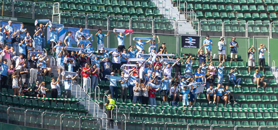 ESP LaLiga EA Sports Elche CF vs. Celta Vigo: Celta fans during the LaLiga EA Sports match between Elche CF and Celta Vigo, played at Martinez Valero Stadium in Elche on October 11, 2026, in Spain. Spanish Soccer Copyright: xAgenciaxLOFx