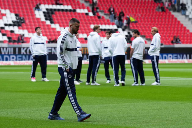 1 Bundesliga SC Freiburg vs. FC Schalke 04, October 11, 2026 The FC Schalke 04 team during the pre-match field inspection 1 Bundesliga SC Freiburg vs. FC Schalke 04, Europa-Park Stadium, October 11, 2026 DFB and DFL regulations prohibit any use of photographs as image sequences and or quasi-video. Copyright: xBEAUTIFULxSPORTS Boscox