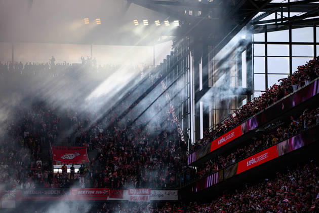 COLOGNE, GERMANY - 11 OCTOBER, 2026: - The Bundesliga match 1. FC Koeln vs. Borussia Moenchengladbach at RheinEnergieSTADION. Copyright: xVitaliixKliuievx