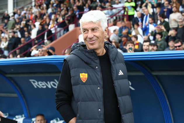 IPA89552602 - October 11, 2026 Como vs. AS Roma (Serie A) Sports; Soccer; Matchday 6& xD;In the photo: Gasperini& xD;(Photo by Gino Mancini) Copyright: xGinoxMancini IPAxSportx xx IPA89552602