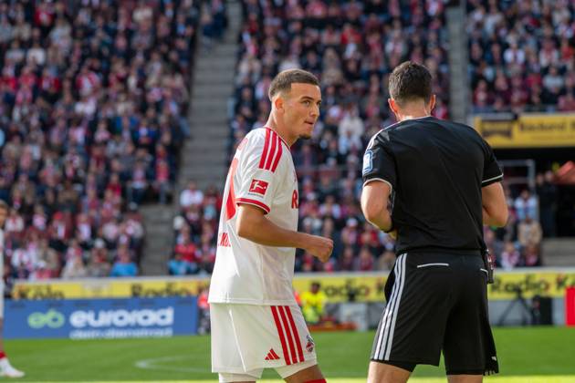 Said El Mala, Midfielder, 1 FC Cologne 10 , , 1 FC Cologne vs. Borussia Mönchengladbach, Soccer, Bundesliga 1, Matchday 5, October 11, 2026. DFB and DFL regulations prohibit any use of photographs as image sequences and or quasi-video. Cologne, North Rhine-Westphalia, Germany Copyright: xkolbert-press MartinxWdziecznyx