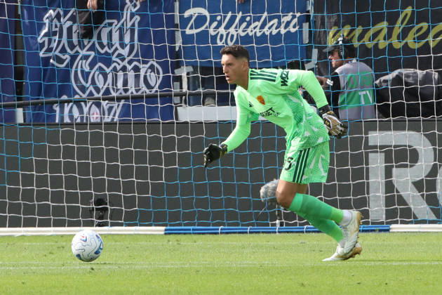 IPA89552630 - October 11, 2026 Como vs. AS Roma (Serie A) Sports; Soccer; Matchday 6& xD;In the photo: Gollini& xD;(Photo by Gino Mancini) Copyright: xGinoxMancini IPAxSportx xx IPA89552630