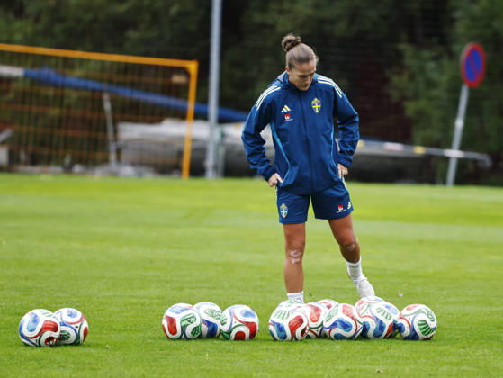 STOCKHOLM, SWEDEN 20261011 Fillipa Angeldal as the women s national team trains at Bosön ahead of the upcoming World Cup playoff against Lithuania STOCKHOLM SWEDEN x60160x  Copyright: xStefanxJerrevang TTx DAMLANDSLAGET TRÄNAR PA BOSÖN