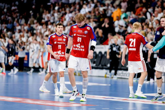 Kiel, October 11, 2026; Handball, 2026–27 Bundesliga 1, THW Kiel vs. Handball Club Hamburg; Martin Hovde, HC Hamburg, 81
