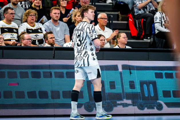 October 11, 2026, xdobgx, Opel HBL Handball, THW Kiel vs. Handball Club Hamburg, Jarnes Faust (Kiel), 3 cutouts, single image, full-body shot (Kiel)