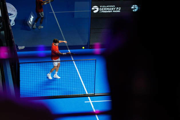 DÜSSELDORF, GERMANY - 11 OCTOBER 2026: Image shows Agustin Tapia (ARG) during CUPRA Germany Premier Padel P2 2026 Day 8: Finals at CASTELLO Düsseldorf on 11 10 2026 in Düsseldorf, Germany. Germany Copyright: xFröhlichxPascalx