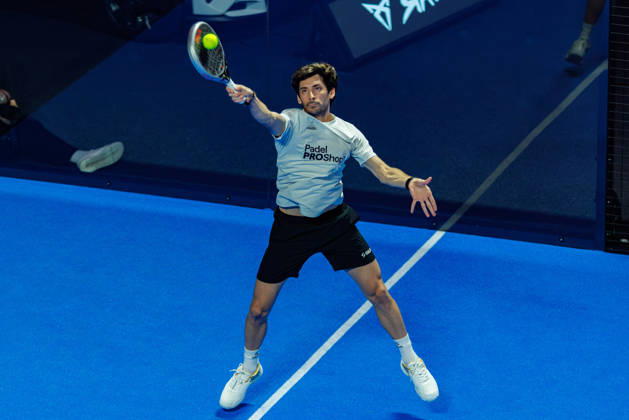 DÜSSELDORF, GERMANY - 11 OCTOBER 2026: Image shows Franco Stupaczuk (ARG) during CUPRA Germany Premier Padel P2 2026 Day 8: Finals at CASTELLO Düsseldorf on 11 10 2026 in Düsseldorf, Germany. Germany Copyright: xFröhlichxPascalx