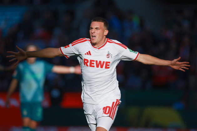 1 Bundesliga 26 27 1 FC Cologne vs. Borussia Mönchengladbach on October 11, 2026, at the RheinEnergieSTADION in Cologne Cheers, goal celebrations, Goal scorers, goal scorer Said El Mala Koeln 10 celebrates after scoring the goal that made it 2–1 MH