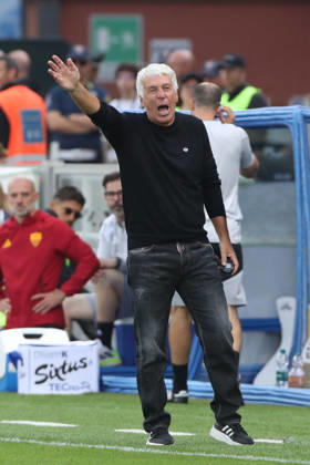 IPA89553793 - October 11, 2026 Como vs. AS Roma (Serie A) Sports; Soccer; Matchday 6& xD;Pictured: Gasperini& xD;(Photo by Gino Mancini) Copyright: xGinoxMancini IPAxSportx xx IPA89553793