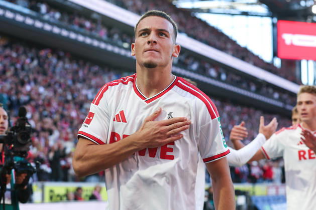 1 Bundesliga 26 27 1 FC Cologne vs. Borussia Mönchengladbach on October 11, 2026, at the RheinEnergieSTADION in Cologne Cheers, goal celebrations, Goal scorers, goal scorer Said El Mala Koeln 10 celebrates after scoring the goal that made it 2–1 MH