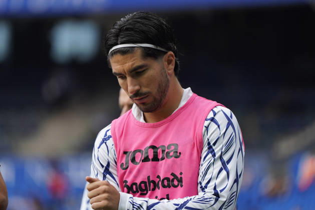 Carlos Soler of Real Sociedad seen during LaLiga EA Sports 26 27 game between teams of Real Sociedad and Deportivo la Coruna (Mickael Ducint Ball Raw Images) San Sebastian Estadio Anoeta Spain Copyright: xMickaelxDucintx mickaelducint_RealSociedad_Deportivo689