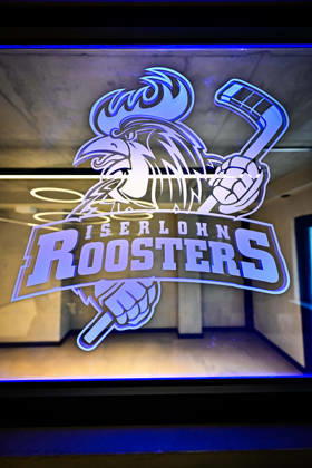 Feature, Stock Photo, Logo, Roosters Logo, GER, Iserlohn Roosters vs. Grizzlys Wolfsburg, Ice Hockey, Penny DEL, Matchday 8, 2026–2027 Season, October 11, 2026, GER, Iserlohn Roosters vs. Grizzlys Wolfsburg, ice hockey, Penny DEL, Matchday 8, 2026–2027 season, October 11, 2026, Iserlohn Copyright: xJonasxBrockmann Eibner-Pressefotox EP_JBN