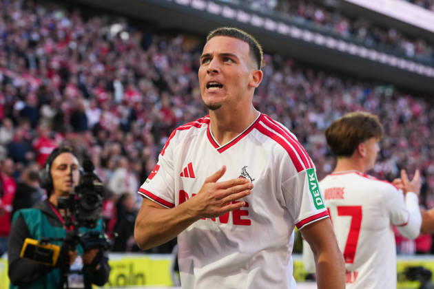 October 11, 2026, xydrx, Men s, Soccer, Bundesliga 1, 1. FC Köln vs. Borussia Mönchengladbach, 2026–2027 season, RheinEnergieSTADION: Celebrations after 1 FC Köln’s 2–1 goal scored by Said El Mala. 1 FC Köln. 10. DFB regulations prohibit any use of photographs as image sequences and or quasi-video. Copyright: HMBxMedia YannisxDreimann