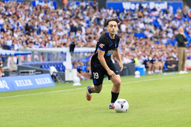 ESP LaLiga EA Sports Real Sociedad RC Deportivo La Coruna Luismi Cruz of RC Deportivo during the LaLiga EA Sports match between Real Sociedad and RC Deportivo played at Anoeta Stadium in Gipuzkoa on October 11, 2026, in Spain. Spanish Soccer Copyright: xAgenciaxLOFx