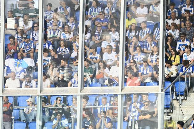 ESP LaLiga EA Sports Real Sociedad RC Deportivo La Coruna: Deportivo fans during the LaLiga EA Sports match between Real Sociedad RC and Deportivo, played at Anoeta Stadium in Gipuzkoa on October 11, 2026, in Spain. Spanish Soccer Copyright: xAgenciaxLOFx