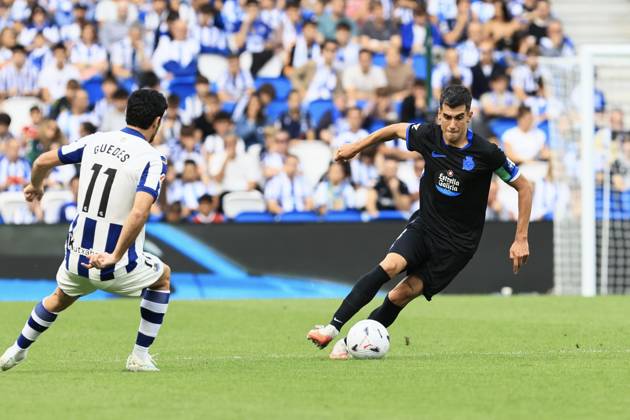ESP LaLiga EA Sports Real Sociedad RC Deportivo La Coruna Diego Villares of RC Deportivo during the LaLiga EA Sports match between Real Sociedad and RC Deportivo played at Anoeta Stadium in Gipuzkoa on October 11, 2026, in Spain. Spanish Soccer Copyright: xAgenciaxLOFx