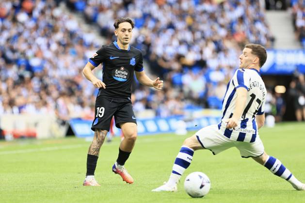 ESP LaLiga EA Sports Real Sociedad RC Deportivo La Coruna Luismi Cruz of RC Deportivo during the LaLiga EA Sports match between Real Sociedad and RC Deportivo played at Anoeta Stadium in Gipuzkoa on October 11, 2026, in Spain. Spanish Soccer Copyright: xAgenciaxLOFx