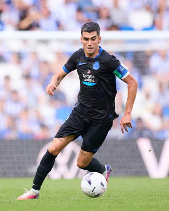 October 11, 2026, San Sebastian, Guipuzcoa, Spain: Diego Villares of RC Deportivo de A Coruna in action during the LaLiga EA Sports match between Real Sociedad and RC Deportivo de A Coruna at Anoeta on October 11, 2026, in San Sebastian, Spain. Real Sociedad V RC Deportivo De La Coruna - La Liga EA Sports  - ZUMAa181 20261011_zaa_a181_121 Copyright: xRicardoxLarreinax