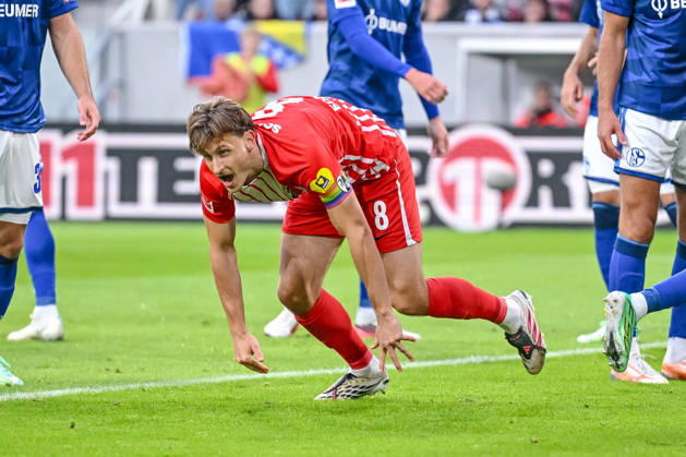 Maximilian Eggestein of SC Freiburg celebrates after scoring his team s first goal, making the score 1–0, during the Bundesliga match between Sport Club Freiburg and FC Schalke 04 at Europa-Park Stadium on October 11, 2026, in Freiburg im Breisgau, Germany. Photo by Harry Langer, DeFodi Images. Maximilian Eggestein of SC Freiburg celebrates after scoring his team’s first goal during the Bundesliga match between Sport Club Freiburg and FC Schalke 04 at Europa Park Stadion on October 11, 2026, in Freiburg im Breisgau, Germany. Photo by Harry Langer, DeFodi Images. DFB and DFL regulations prohibit any use of photographs as image sequences and or quasi-video. Photo by Harry Langer, DeFodi Images. DFB and DFL regulations prohibit any use of photographs as imSEQUENCES AND OR QUASI-VIDEO