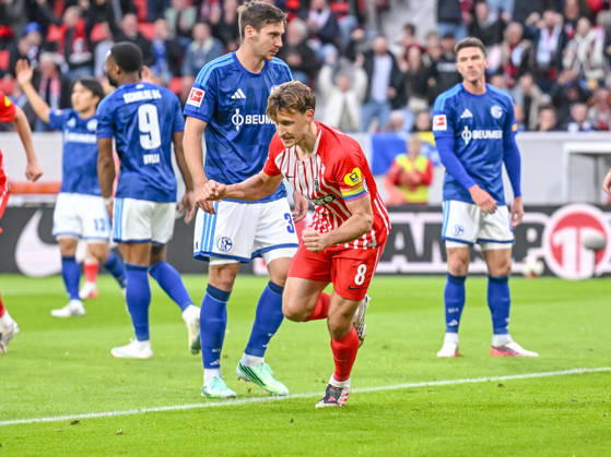 Maximilian Eggestein of SC Freiburg celebrates after scoring his team s first goal, making the score 1–0, during the Bundesliga match between Sport Club Freiburg and FC Schalke 04 at Europa-Park Stadium on October 11, 2026, in Freiburg im Breisgau, Germany. Photo by Harry Langer, DeFodi Images. Maximilian Eggestein of SC Freiburg celebrates after scoring his team’s first goal during the Bundesliga match between Sport Club Freiburg and FC Schalke 04 at Europa Park Stadion on October 11, 2026, in Freiburg im Breisgau, Germany. Photo by Harry Langer, DeFodi Images. DFB and DFL regulations prohibit any use of photographs as image sequences and or quasi-video. Photo by Harry Langer, DeFodi Images. DFB and DFL regulations prohibit any use of photographs as imSEQUENCES AND OR QUASI-VIDEO