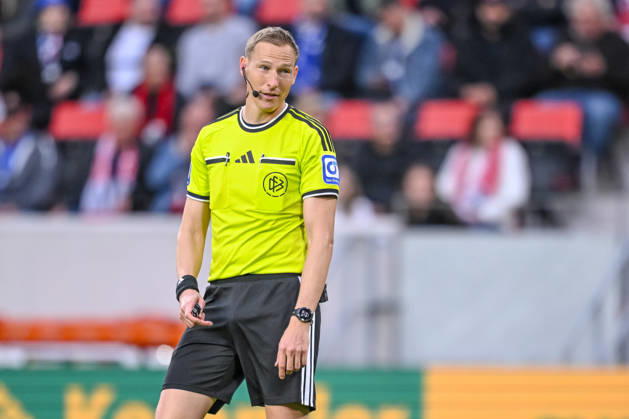 Referee Martin Petersen looks on during the Bundesliga match between Sport Club Freiburg and FC Schalke 04 at Europa-Park Stadium on October 11, 2026, in Freiburg im Breisgau, Germany Photo by Harry Langer DeFodi Images Referee Martin Petersen looks on during the Bundesliga match between Sport Club Freiburg and FC Schalke 04 at Europa Park Stadion on October 11, 2026, in Freiburg im Breisgau, Germany. Photo by Harry Langer, DeFodi Images. DFB and DFL regulations prohibit any use of photographs as image sequences and or quasi-video. Photo by Harry Langer, DeFodi Images. DFB and DFL regulations prohibit any use of photographs as imSEQUENCES AND OR QUASI-VIDEO