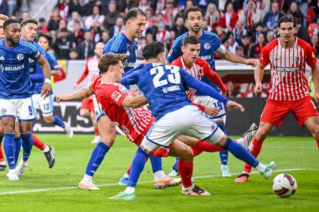 Maximilian Eggestein of SC Freiburg takes a shot on goal to make it 1–0 during the Bundesliga match between Sport Club Freiburg and FC Schalke 04 at Europa-Park Stadium on October 11, 2026, in Freiburg im Breisgau, Germany Photo by Harry Langer DeFodi Images Maximilian Eggestein of SC Freiburg scores his team’s first goal during the Bundesliga match between Sport Club Freiburg and FC Schalke 04 at Europa Park Stadion on October 11, 2026, in Freiburg im Breisgau, Germany. Photo by Harry Langer, DeFodi Images. DFB and DFL regulations prohibit any use of photographs as image sequences and or quasi-video. Photo by Harry Langer, DeFodi Images. DFB and DFL regulations prohibit any use of photographs as imSEQUENCES AND OR QUASI-VIDEO