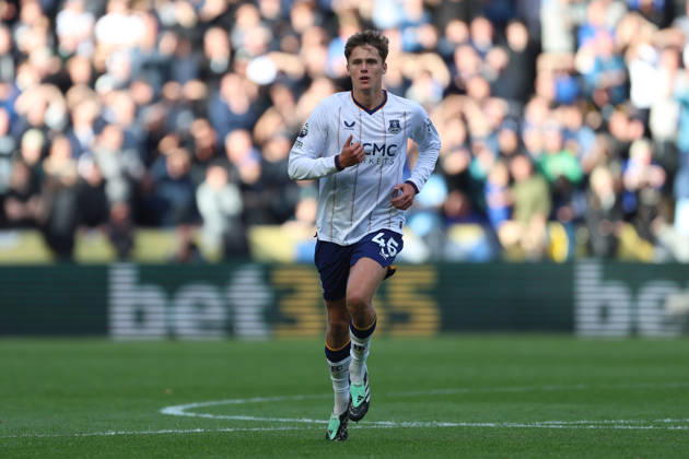 RECORD DATE NOT STATED 11th October 2026; MKM Stadium, Hull, England; Premier League Football, Hull City versus Everton; Harrison Armstrong of Everton DavexLofthouse