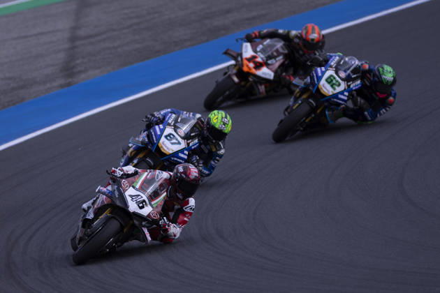 October 11, 2026, Cascais, Lisboa, Portugal: ESTORIL, PORTUGAL - OCTOBER 11: Thomas Bridewell of Great-Britain and Superbike Advocates competes during the Race 2 during day three of the World Superbikes Estoril Round at Circuito Estoril on October 11, 2026 in Estoril, Portugal Cascais Portugal - ZUMAl192 20261011_zsp_l192_184 Copyright: xMiguelxLemosx