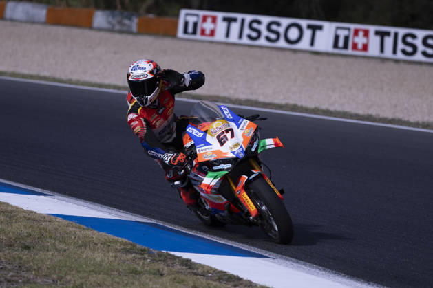 October 11, 2026, Cascais, Lisboa, Portugal: ESTORIL, PORTUGAL - OCTOBER 11: Alberto Surra of Italy and Motocross Racing competes during the Race 2 during day three of the World Superbikes Estoril Round at Circuito Estoril on October 11, 2026 in Estoril, Portugal Cascais Portugal - ZUMAl192 20261011_zsp_l192_186 Copyright: xMiguelxLemosx