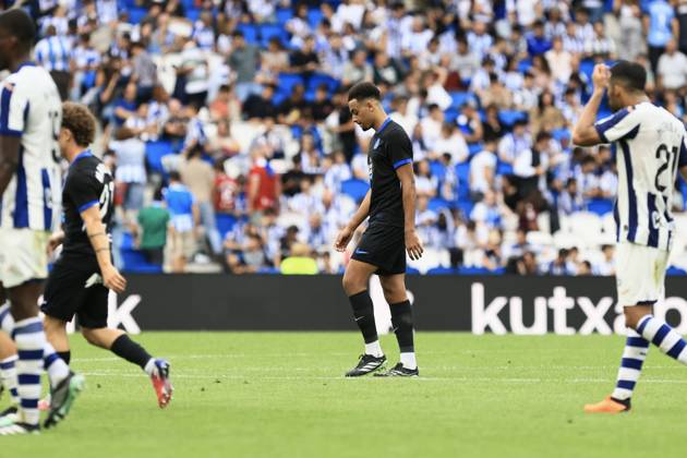 ESP LaLiga EA Sports Real Sociedad RC Deportivo La Coruna Bright Ede of RC Deportivo during the LaLiga EA Sports match between Real Sociedad RC and Deportivo played at Anoeta Stadium in Gipuzkoa on October 11, 2026, in Spain. Spanish Soccer Copyright: xAgenciaxLOFx