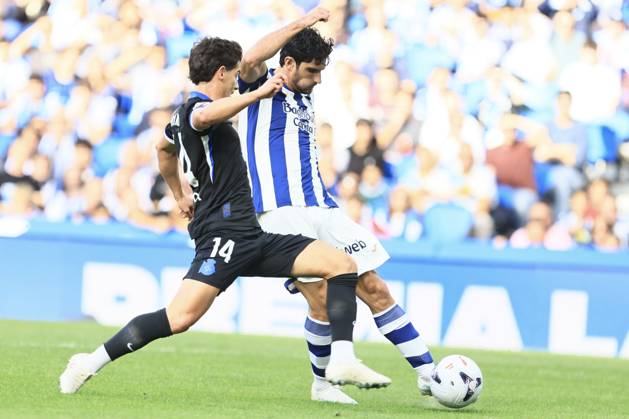 ESP LaLiga EA Sports Real Sociedad RC Deportivo La Coruna Gonçalo Guedes of Real Sociedad during the LaLiga EA Sports match between Real Sociedad RC and Deportivo played at Anoeta Stadium in Gipuzkoa on October 11, 2026, in Spain. Spanish Soccer Copyright: xAgenciaxLOFx