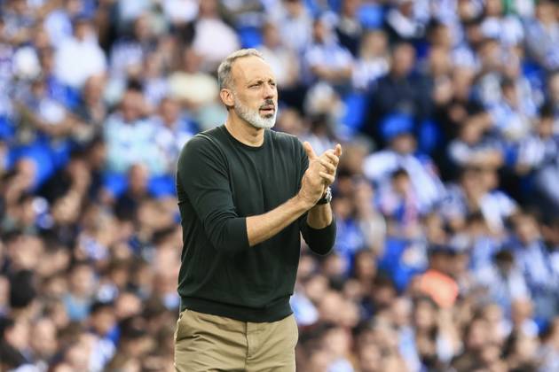 ESP LaLiga EA Sports Real Sociedad RC Deportivo La Coruna Pellegrino Matarazzo of Real Sociedad during the LaLiga EA Sports match between Real Sociedad RC and Deportivo played at Anoeta Stadium in Gipuzkoa on October 11, 2026, in Spain. Spanish Soccer Copyright: xAgenciaxLOFx