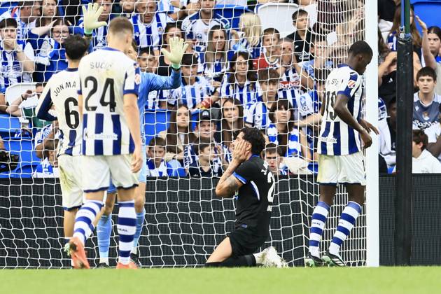 ESP LaLiga EA Sports Real Sociedad RC Deportivo La Coruna José María Giménez of RC Deportivo during the LaLiga EA Sports match between Real Sociedad and RC Deportivo played at Anoeta Stadium in Gipuzkoa on October 11, 2026, in Spain. Spanish Soccer Copyright: xAgenciaxLOFx
