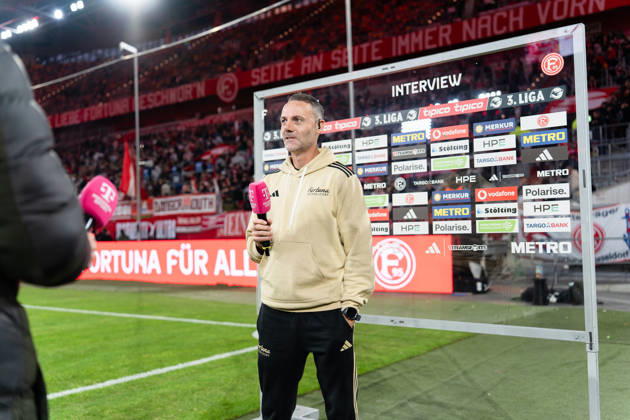 Germany 3rd Division 2026–2027: Fortuna Düsseldorf vs. SC Verl, Matchday 8, October 12, 2026, Merkur Spiel Arena, North Rhine-Westphalia; Alexander Ende, Fortuna Düsseldorf, Coach Copyright: xCelinaxLeiersx